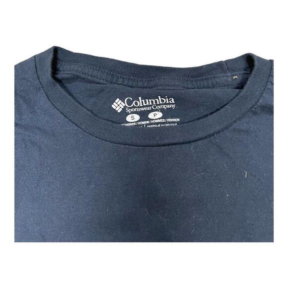 Columbia Men's PFG Short Sleeve Graphic T-Shirt Cotton Navy Blue Small Florida - Picture 4 of 6